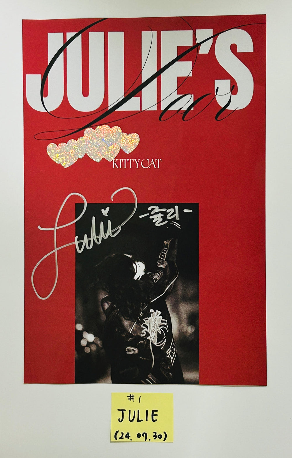 KISS OF LIFE "KISS OF LIFE" - A Cut Page From Fansign Event Album [24.7.30] - HALLYUSUPERSTORE