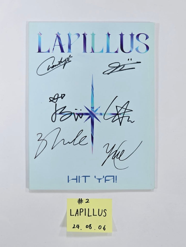 LAPILLUS - Hand Autographed(Signed) Promo Album [24.8.6] - HALLYUSUPERSTORE