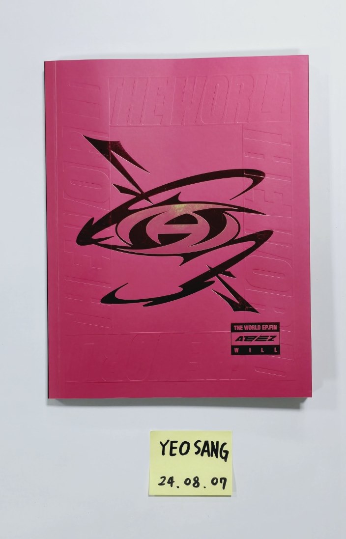 Yeosang (Of Ateez) "The World Ep.Fin : Will" - Hand Autographed(Signed) Album [24.8.7] - HALLYUSUPERSTORE