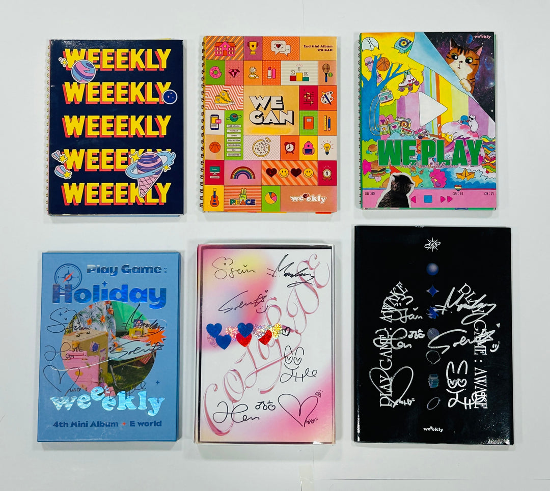 Weeekly- Hand Autographed(Signed) Promo Album [24.8.14] - HALLYUSUPERSTORE
