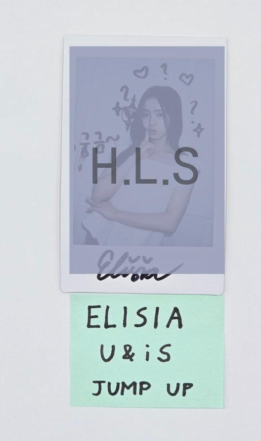 ELISIA (Of UNIS) 'CURIOUS' - Hand Autographed(Signed) Polaroid [24.8.19] - HALLYUSUPERSTORE