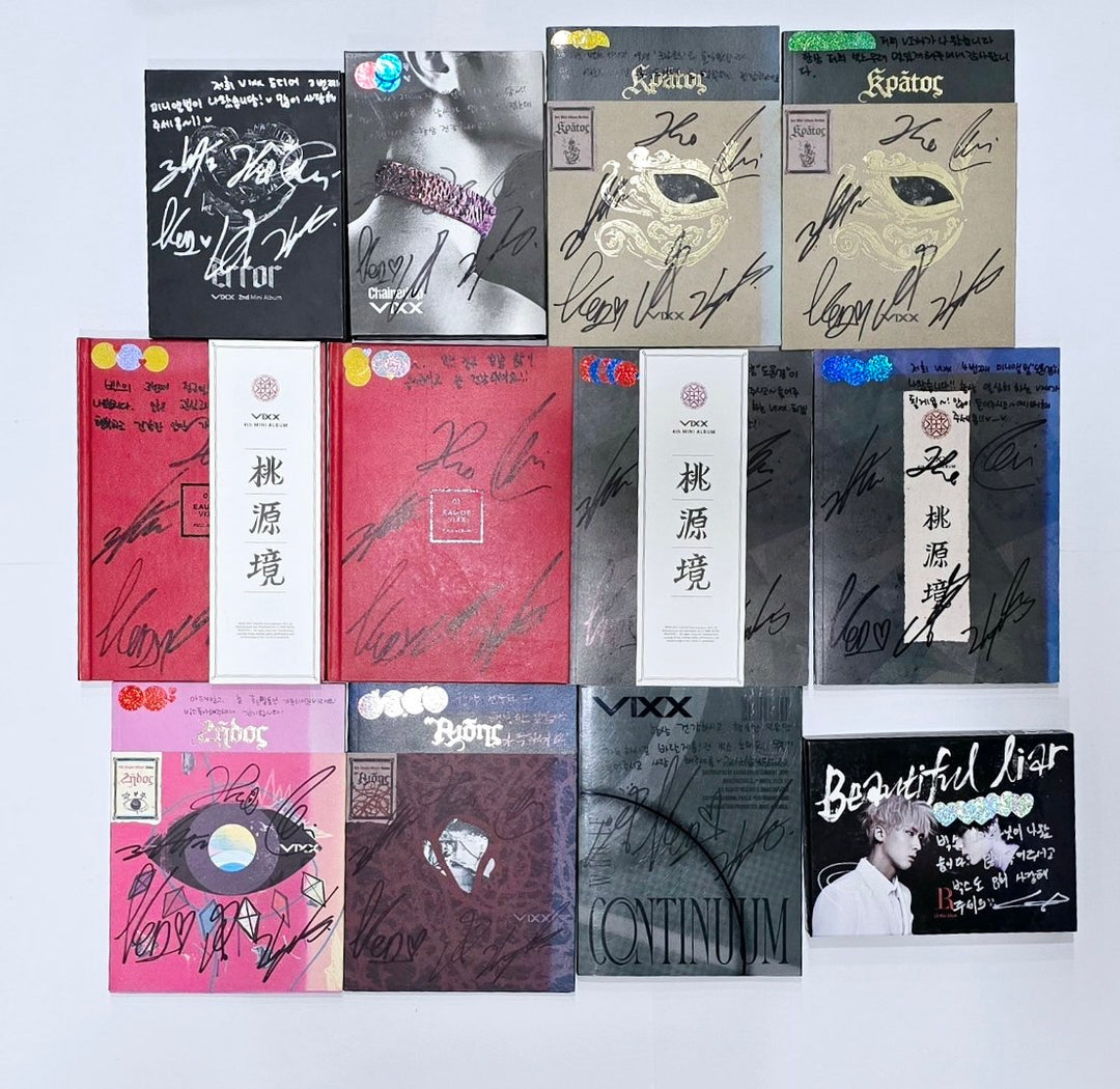 Vixx - Hand Autographed(Signed) Promo Album [24.8.20] - HALLYUSUPERSTORE
