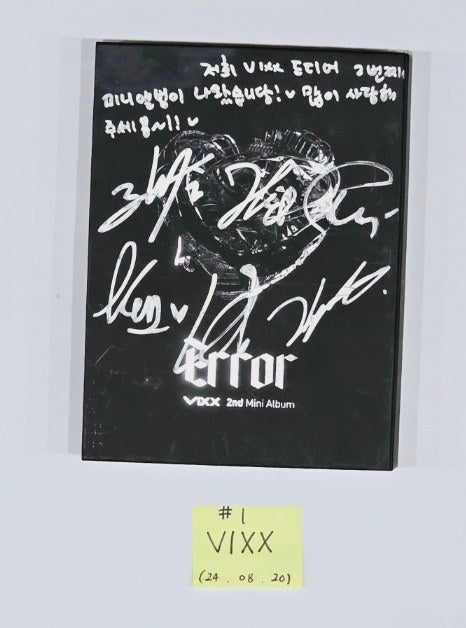Vixx - Hand Autographed(Signed) Promo Album [24.8.20] - HALLYUSUPERSTORE