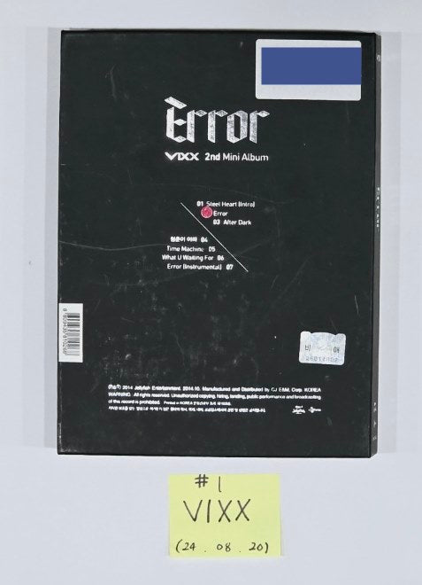 Vixx - Hand Autographed(Signed) Promo Album [24.8.20] - HALLYUSUPERSTORE