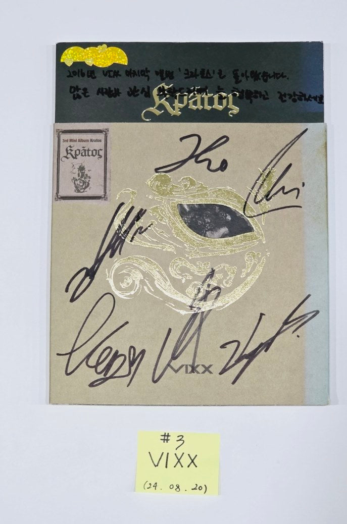 Vixx - Hand Autographed(Signed) Promo Album [24.8.20] - HALLYUSUPERSTORE