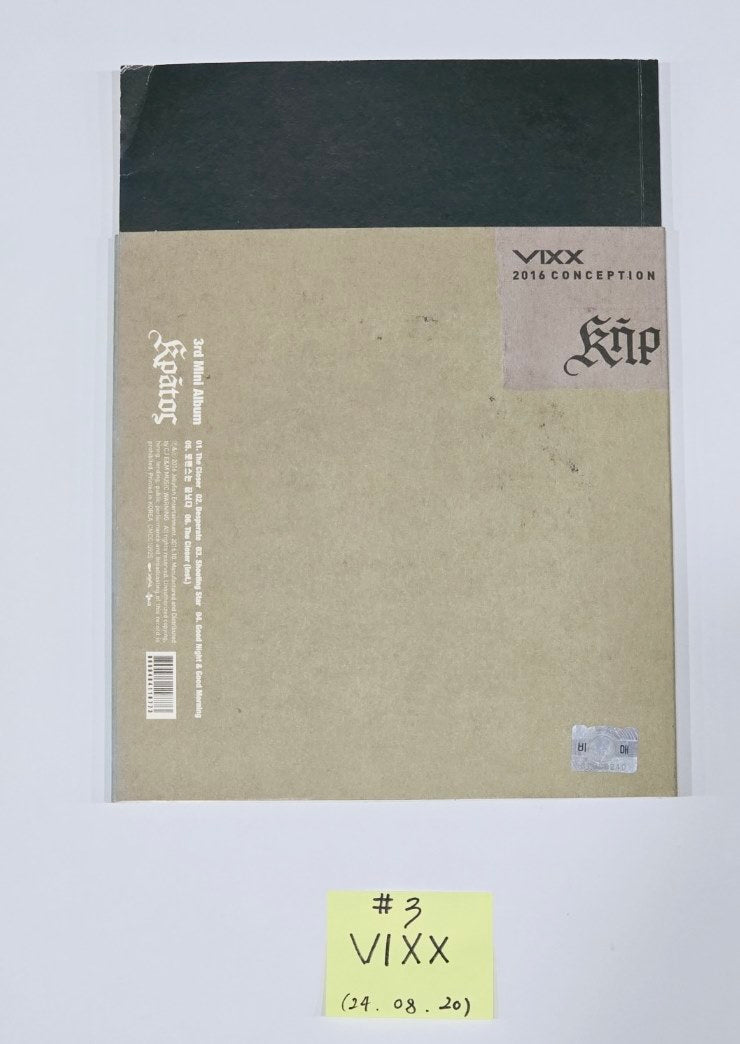 Vixx - Hand Autographed(Signed) Promo Album [24.8.20] - HALLYUSUPERSTORE
