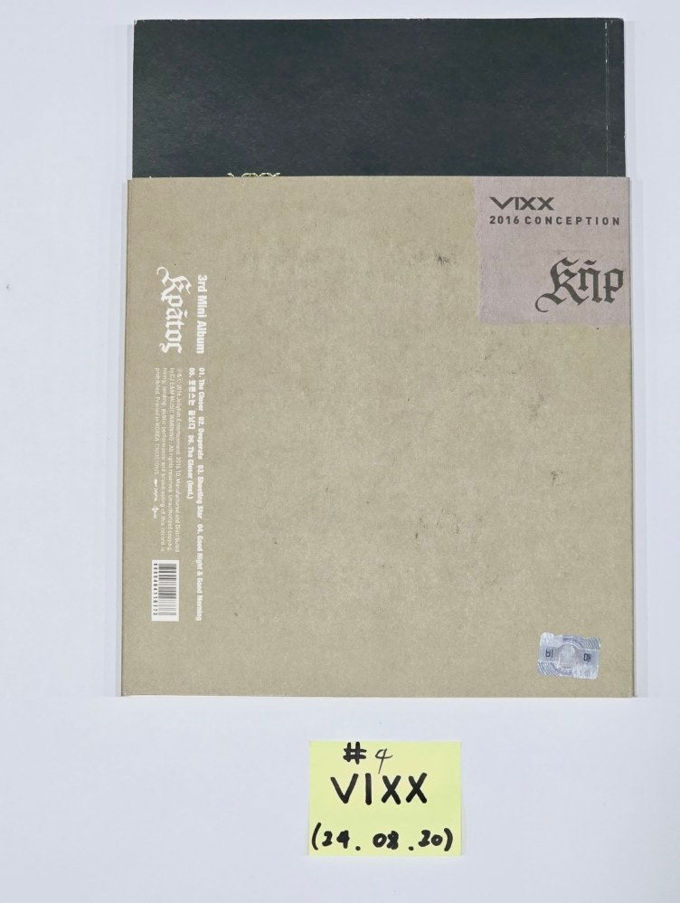 Vixx - Hand Autographed(Signed) Promo Album [24.8.20] - HALLYUSUPERSTORE