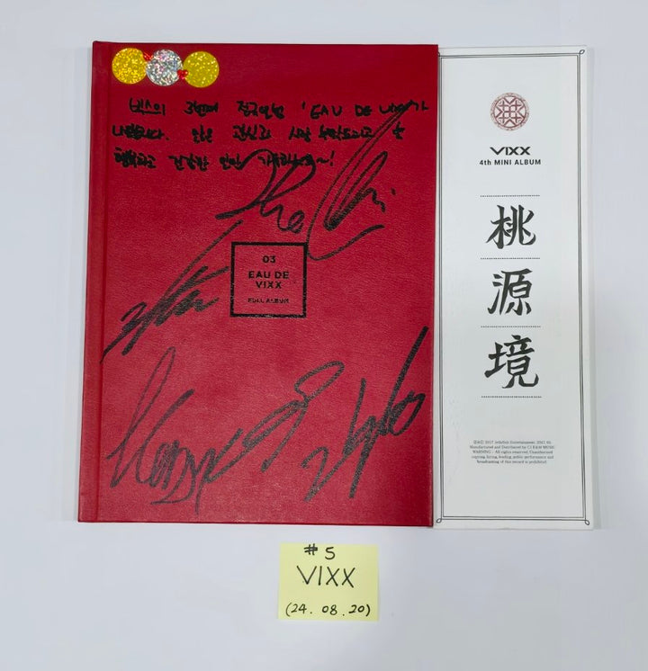 Vixx - Hand Autographed(Signed) Promo Album [24.8.20] - HALLYUSUPERSTORE