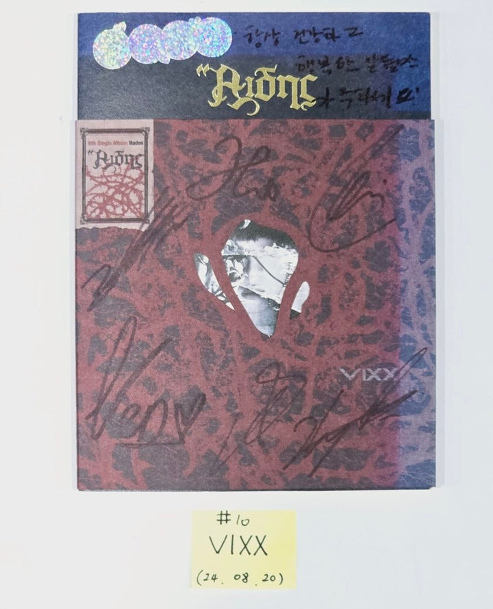 Vixx - Hand Autographed(Signed) Promo Album [24.8.20] - HALLYUSUPERSTORE
