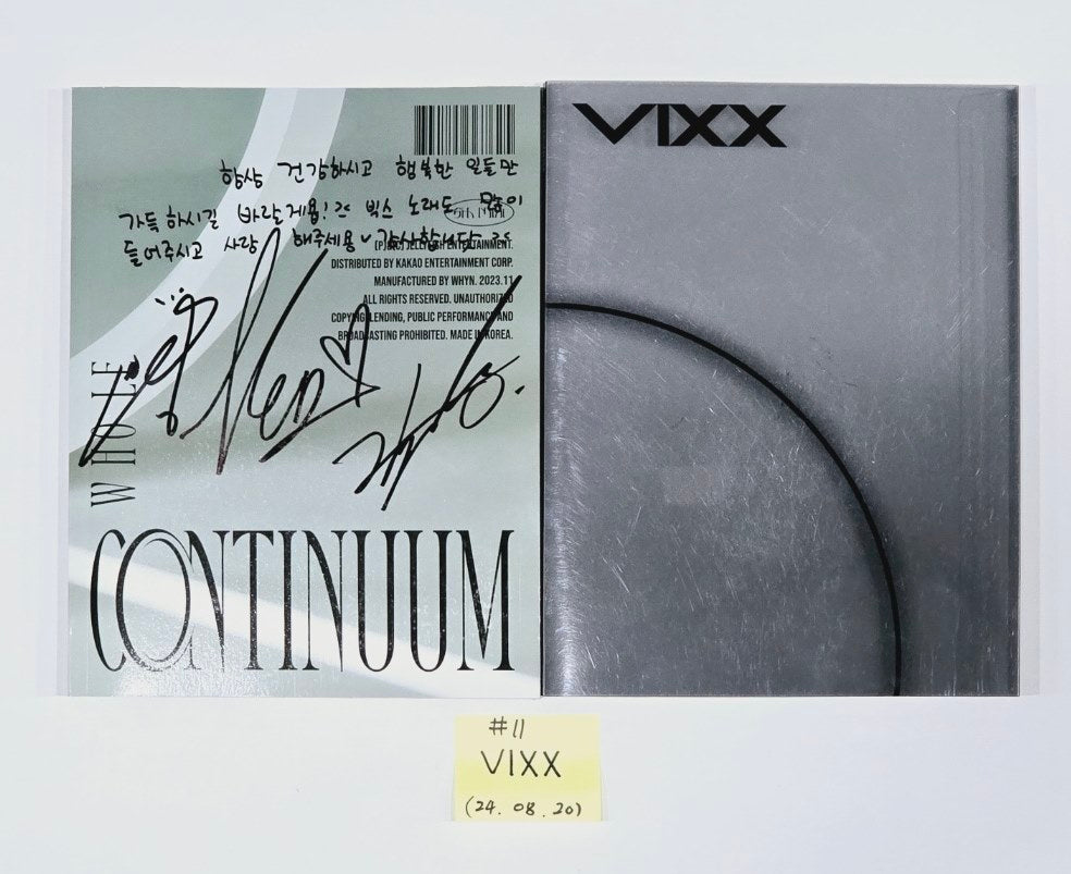 Vixx - Hand Autographed(Signed) Promo Album [24.8.20] - HALLYUSUPERSTORE