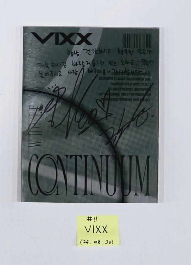 Vixx - Hand Autographed(Signed) Promo Album [24.8.20] - HALLYUSUPERSTORE