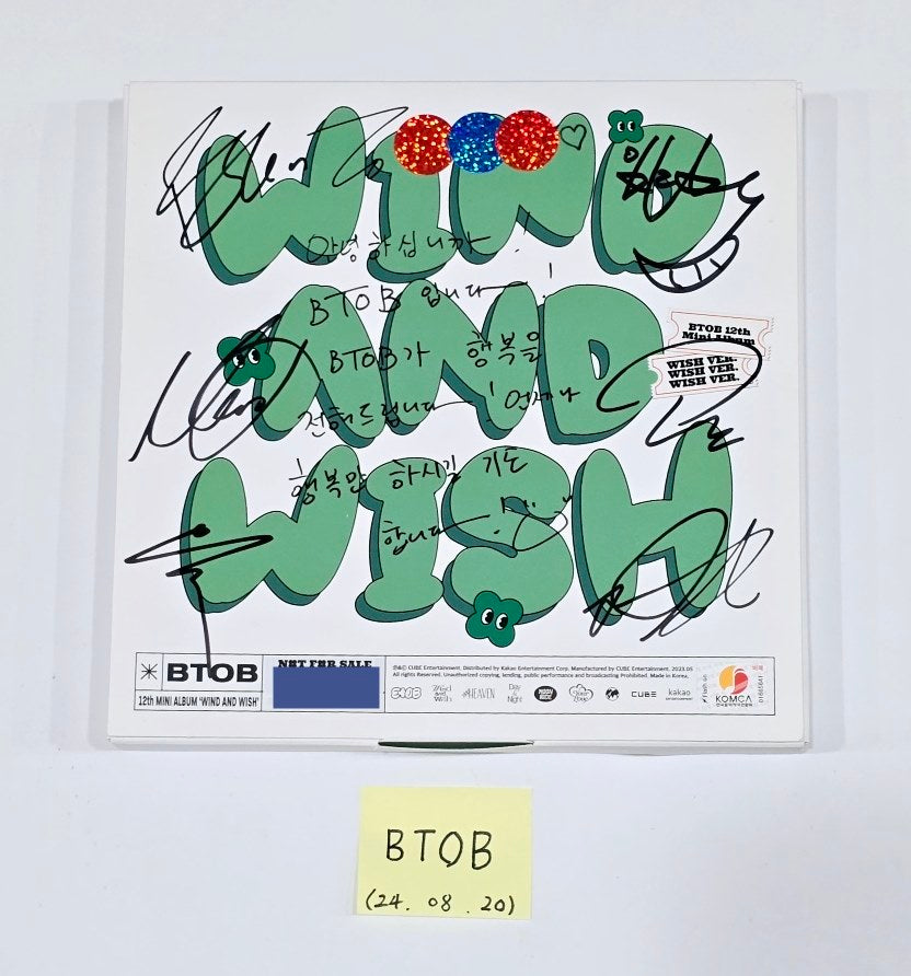 BTOB - Hand Autographed(Signed) Promo Album [24.8.14] - HALLYUSUPERSTORE