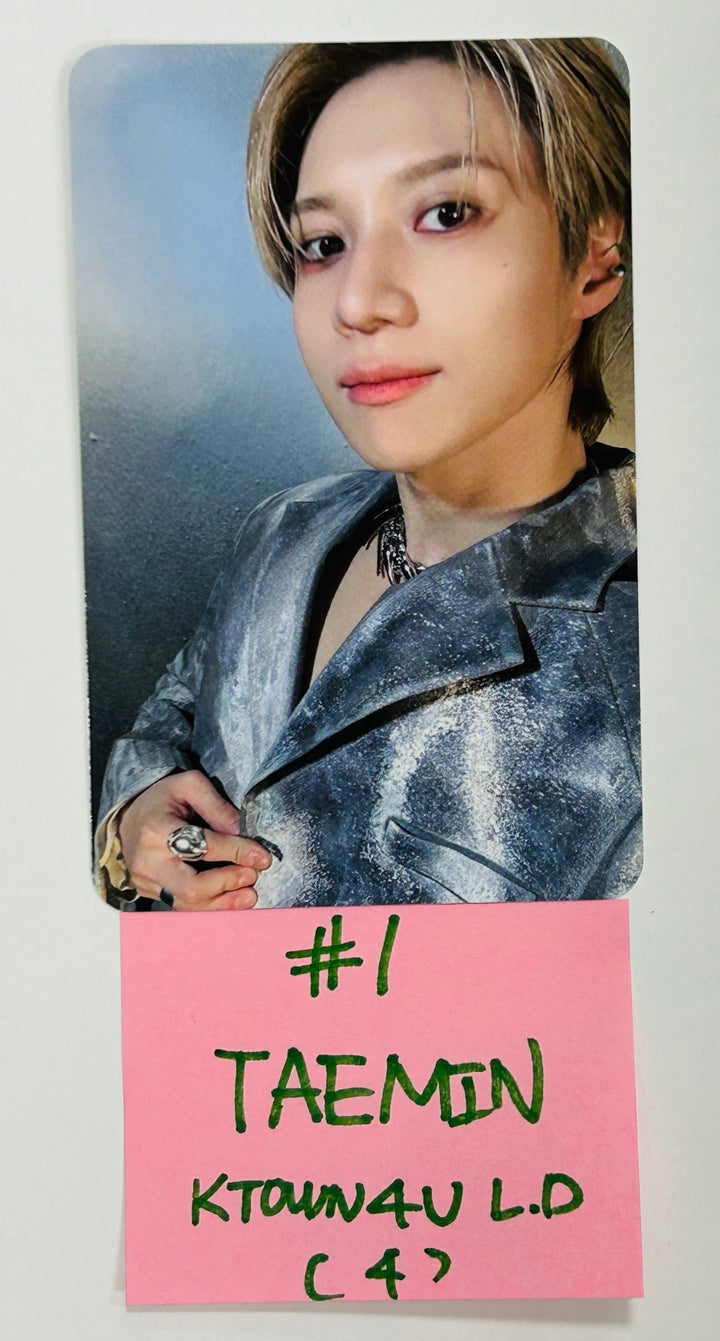 TAEMIN "ETERNAL" - Ktown4U Lucky Draw &amp; Drink Event Photocard, Postcard [24.8.21] - HALLYUSUPERSTORE