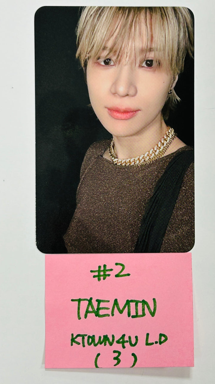 TAEMIN "ETERNAL" - Ktown4U Lucky Draw &amp; Drink Event Photocard, Postcard [24.8.21] - HALLYUSUPERSTORE