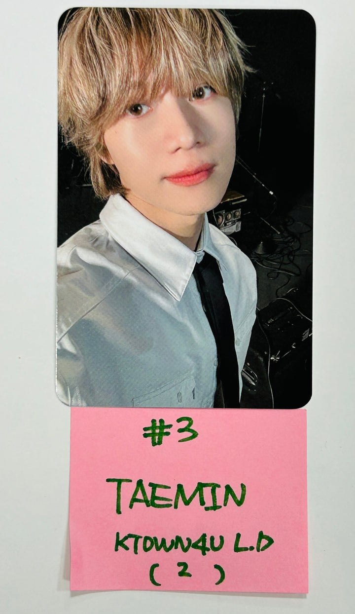 TAEMIN "ETERNAL" - Ktown4U Lucky Draw &amp; Drink Event Photocard, Postcard [24.8.21] - HALLYUSUPERSTORE