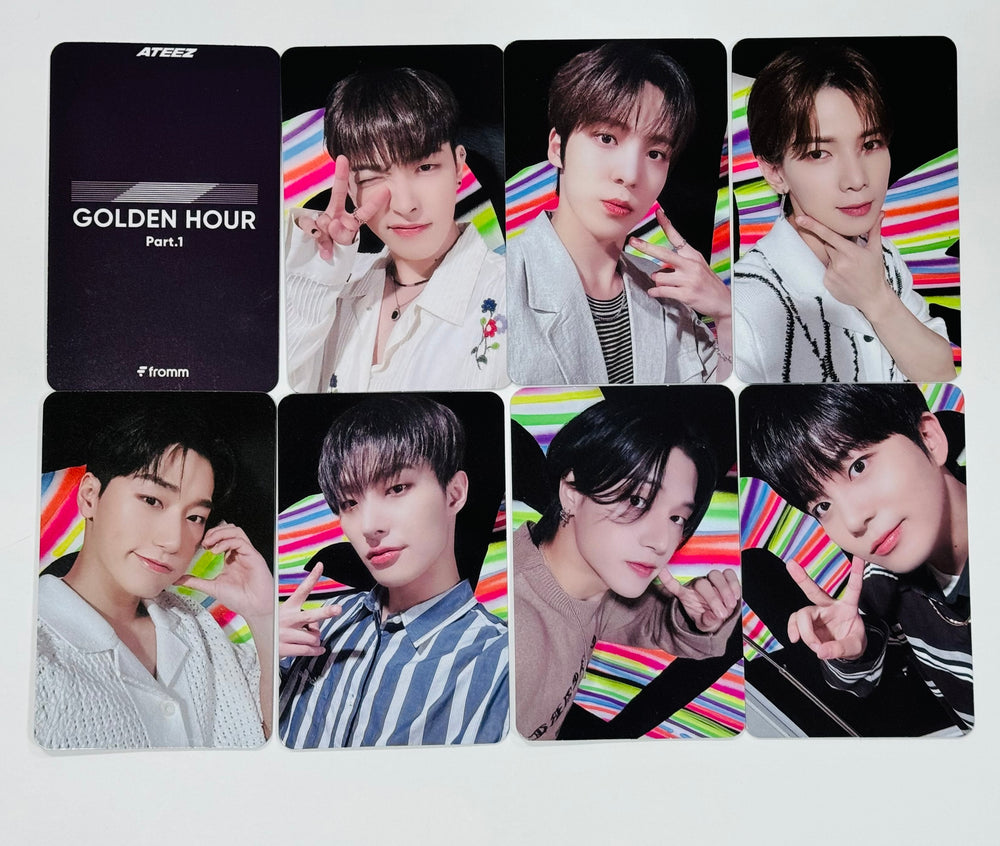 Ateez "GOLDEN HOUR : Part.1" - Fromm Event Photocard Round 4 [Digipack Ver.] [24.8.21] - HALLYUSUPERSTORE