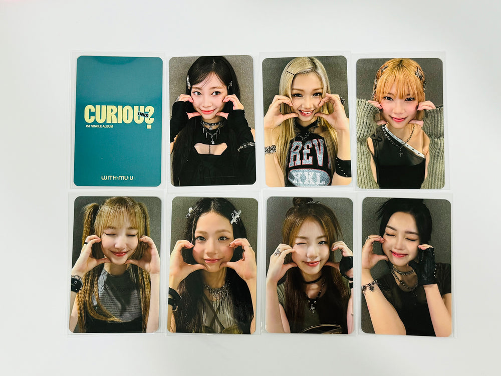 UNIS 'CURIOUS' - Withmuu Fansign Event Photocard [24.8.21] - HALLYUSUPERSTORE