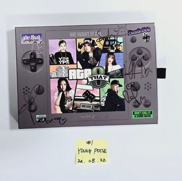 YOUNG POSSE "ATE THAT" - Hand Autographed(Signed) Promo Album [24.8.22] - HALLYUSUPERSTORE