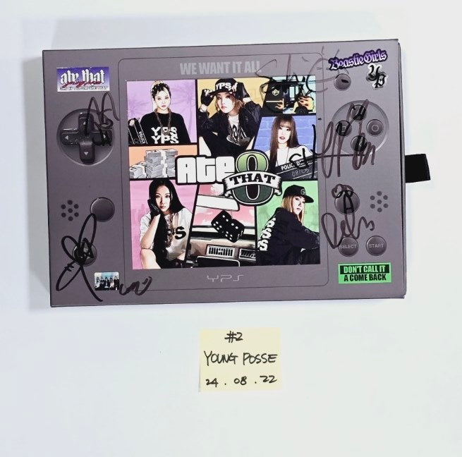 YOUNG POSSE "ATE THAT" - Hand Autographed(Signed) Promo Album [24.8.22] - HALLYUSUPERSTORE
