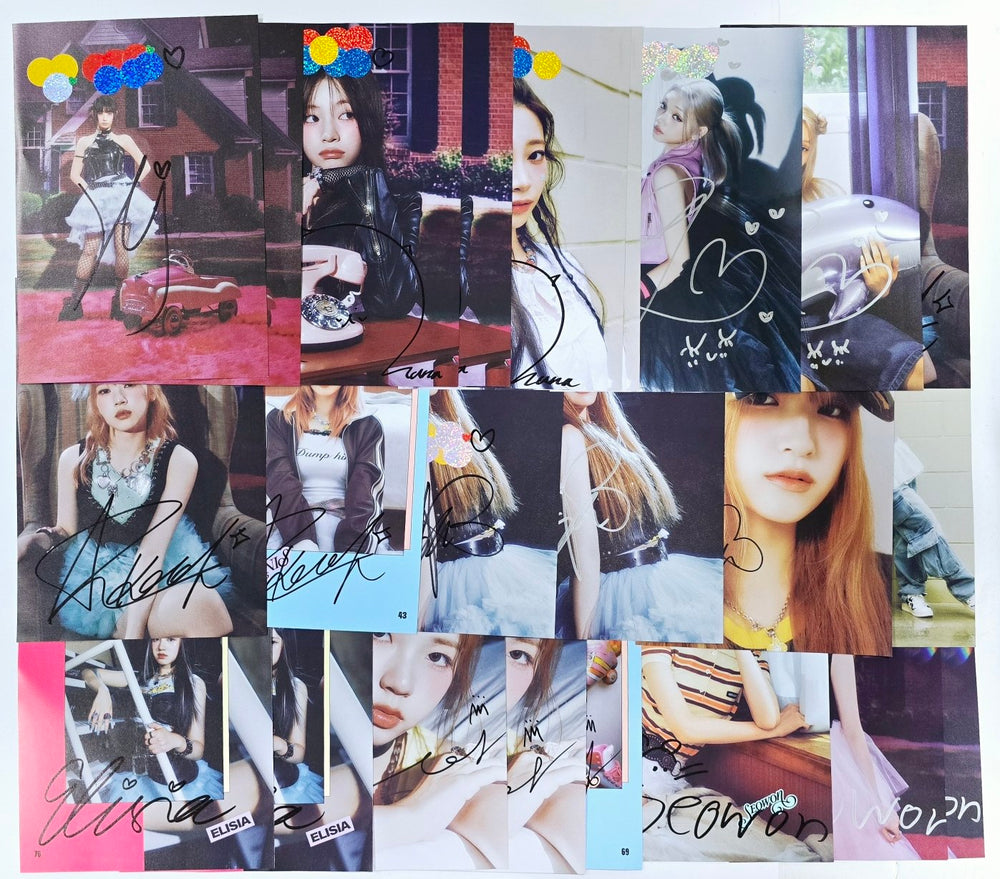 UNIS 'CURIOUS' - A Cut Page From Fansign Event Album [24.8.22] - HALLYUSUPERSTORE