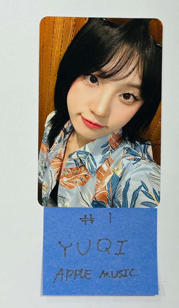 YUQI "YUQ1" - Apple Music Fansign Event Photocard [24.8.22] - HALLYUSUPERSTORE