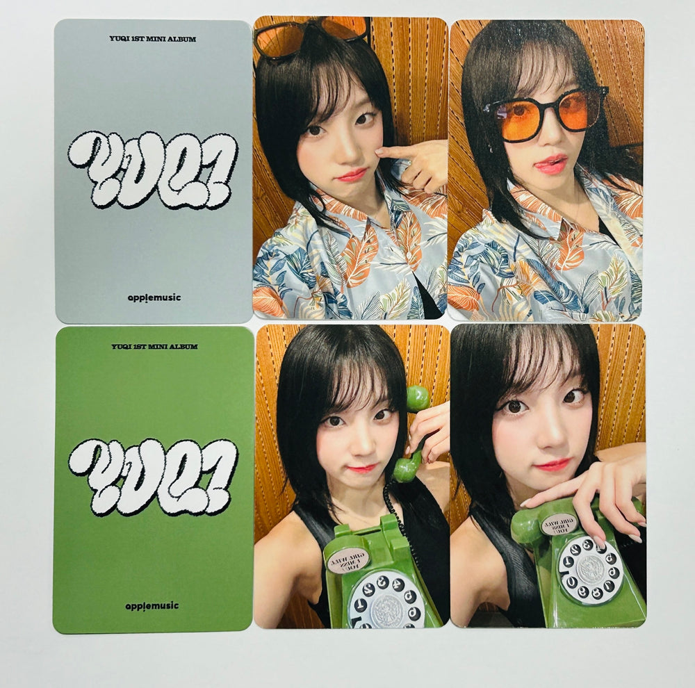 YUQI "YUQ1" - Apple Music Fansign Event Photocard [24.8.22] - HALLYUSUPERSTORE