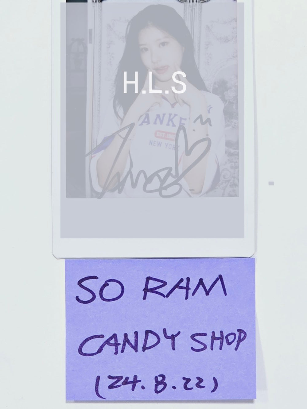 Soram (Of Candy Shop) "Girls Don’t Cry" - Hand Autographed(Signed) Polaroid [24.8.22] - HALLYUSUPERSTORE
