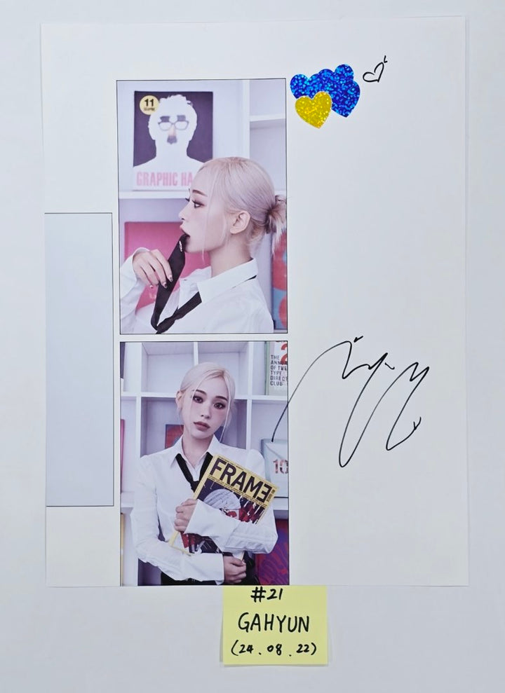 Dreamcatcher "VirtuouS" - A Cut Page From Fansign Event Album [24.8.22] - HALLYUSUPERSTORE