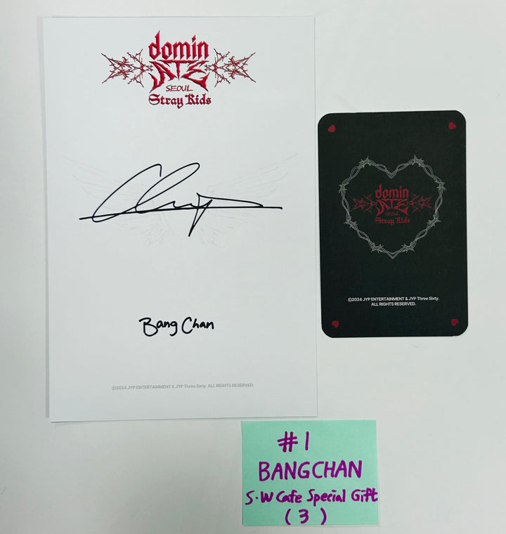 Stray Kids "DOMINATE SEOUL" World Tour - Soundwave Cafe Special Gift Event Postcard &amp; Character Photocard &amp; Coaster [Restocked 8/26] [24.8.22] - HALLYUSUPERSTORE