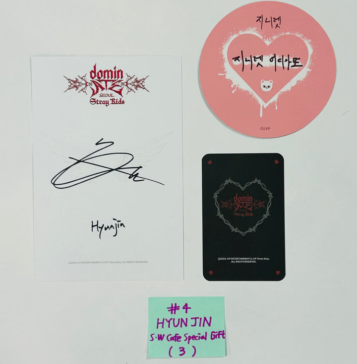 Stray Kids "DOMINATE SEOUL" World Tour - Soundwave Cafe Special Gift Event Postcard &amp; Character Photocard &amp; Coaster [Restocked 8/26] [24.8.22] - HALLYUSUPERSTORE