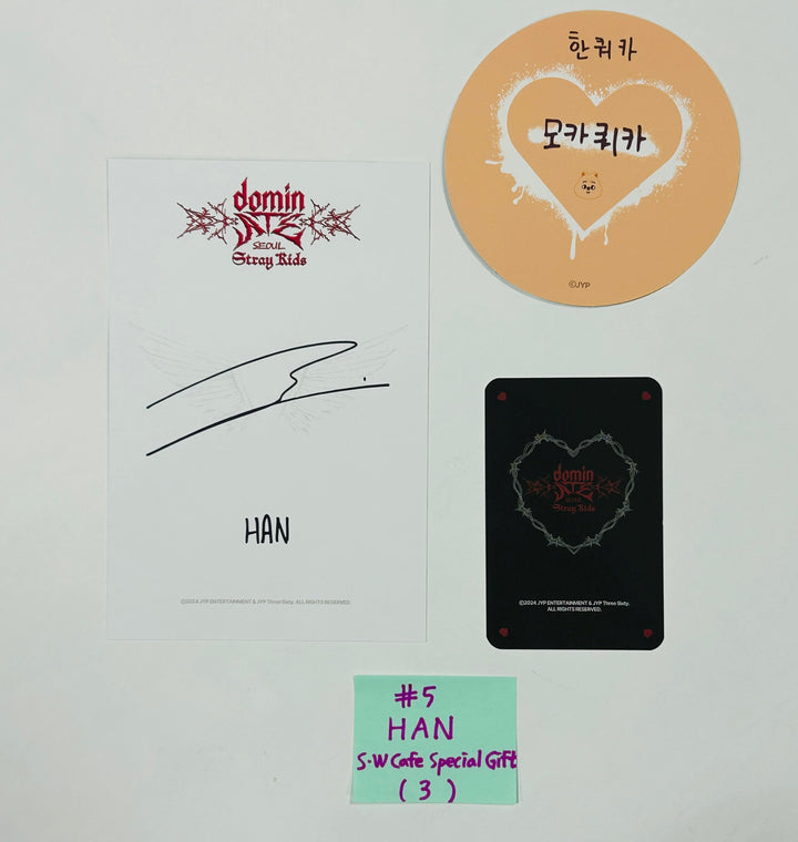 Stray Kids "DOMINATE SEOUL" World Tour - Soundwave Cafe Special Gift Event Postcard &amp; Character Photocard &amp; Coaster [Restocked 8/26] [24.8.22] - HALLYUSUPERSTORE