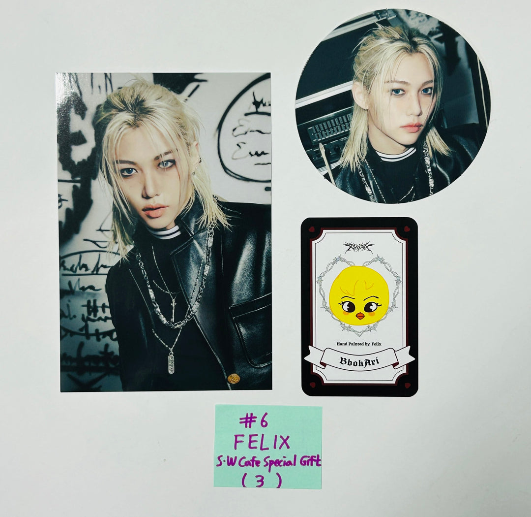 Stray Kids "DOMINATE SEOUL" World Tour - Soundwave Cafe Special Gift Event Postcard &amp; Character Photocard &amp; Coaster [Restocked 8/26] [24.8.22] - HALLYUSUPERSTORE