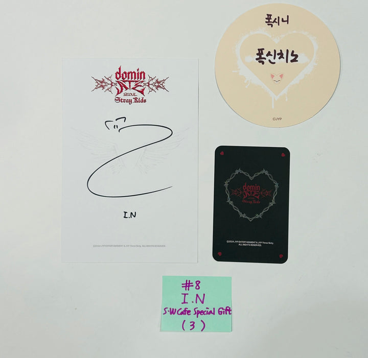Stray Kids "DOMINATE SEOUL" World Tour - Soundwave Cafe Special Gift Event Postcard &amp; Character Photocard &amp; Coaster [Restocked 8/26] [24.8.22] - HALLYUSUPERSTORE