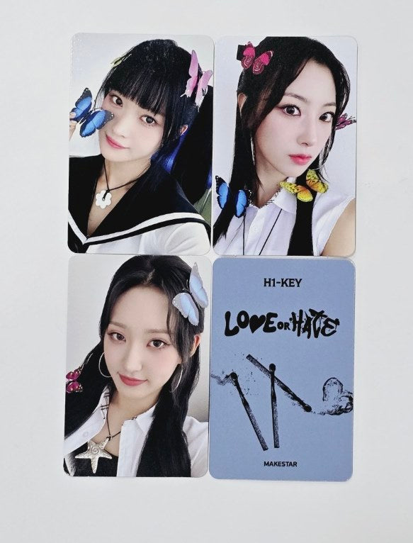 H1-KEY "LOVE or HATE" - Makestar Fansign Event Photocard Round 5 (Poca Album Ver.) [24.8.26] - HALLYUSUPERSTORE
