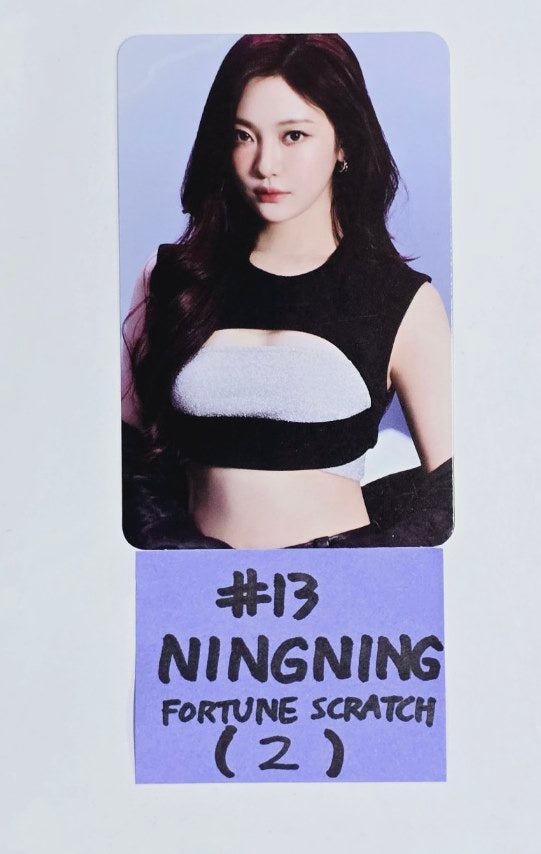 Aespa "SYNK : PARALLEL LINE" 2024 2nd Concert - Offcial Fortune Scratch Photocard [24.8.30] - HALLYUSUPERSTORE