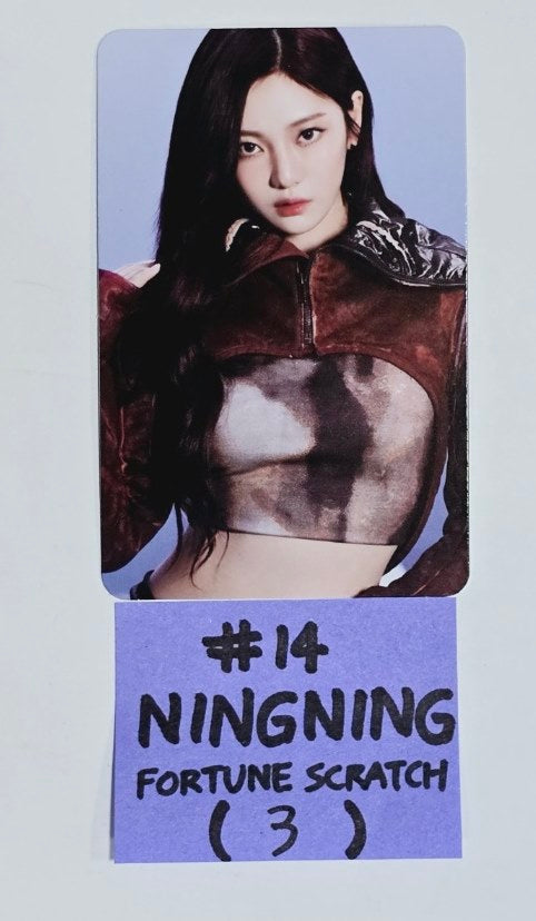Aespa "SYNK : PARALLEL LINE" 2024 2nd Concert - Offcial Fortune Scratch Photocard [24.8.30] - HALLYUSUPERSTORE