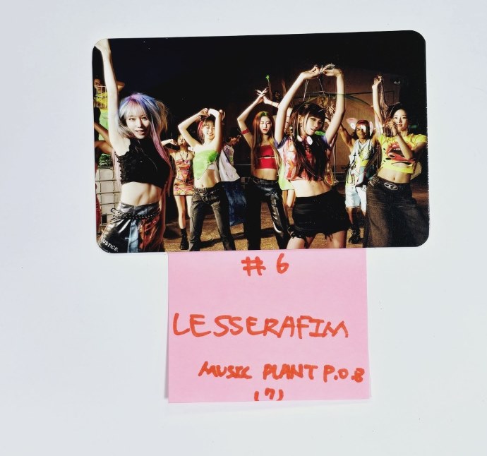 LE SSERAFIM "CRAZY" - Music Plant Pre-Order Benefit Photocard [24.9.3] - HALLYUSUPERSTORE
