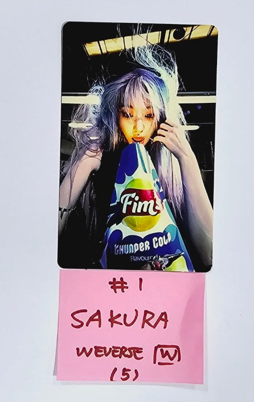 LE SSERAFIM "CRAZY" - Weverse Shop Pre-Order Benefit Photocard [Weverse Album Ver.] [24.9.3] - HALLYUSUPERSTORE