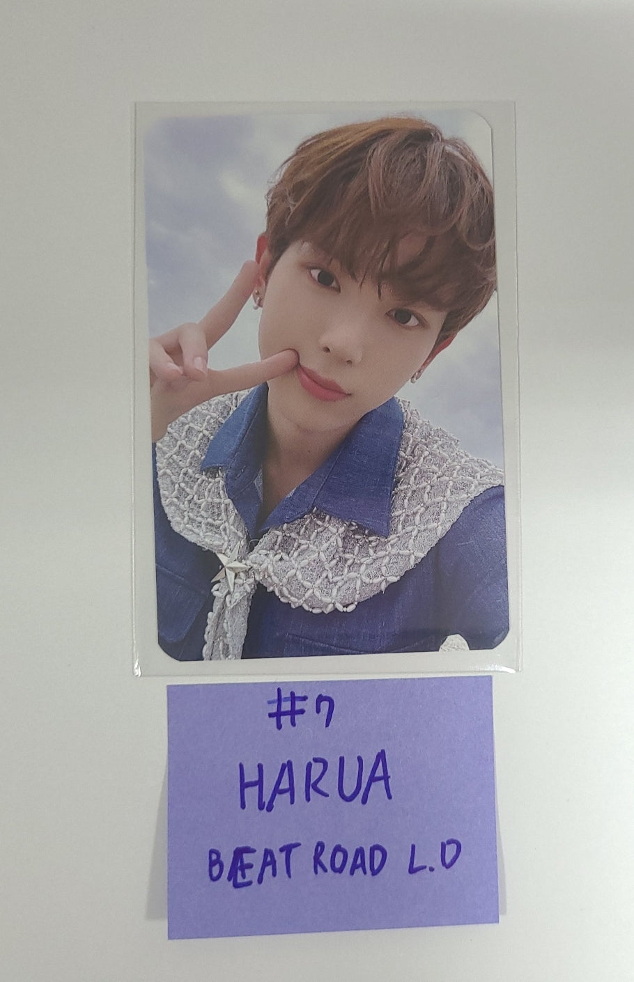 &amp;TEAM "Aoarashi" - Beatroad Lucky Draw Event Photocard [24.9.4] - HALLYUSUPERSTORE