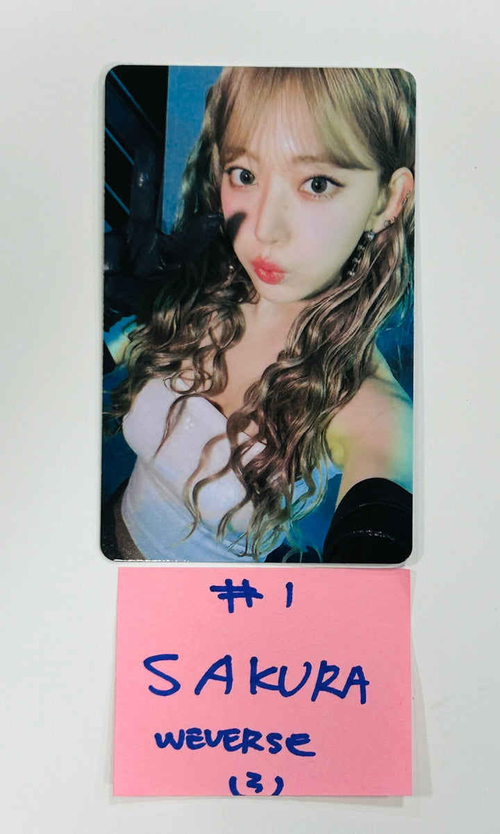 LE SSERAFIM "CRAZY" - Weverse Shop (Studio Choom Gift) Event Photocard [24.9.9] - HALLYUSUPERSTORE