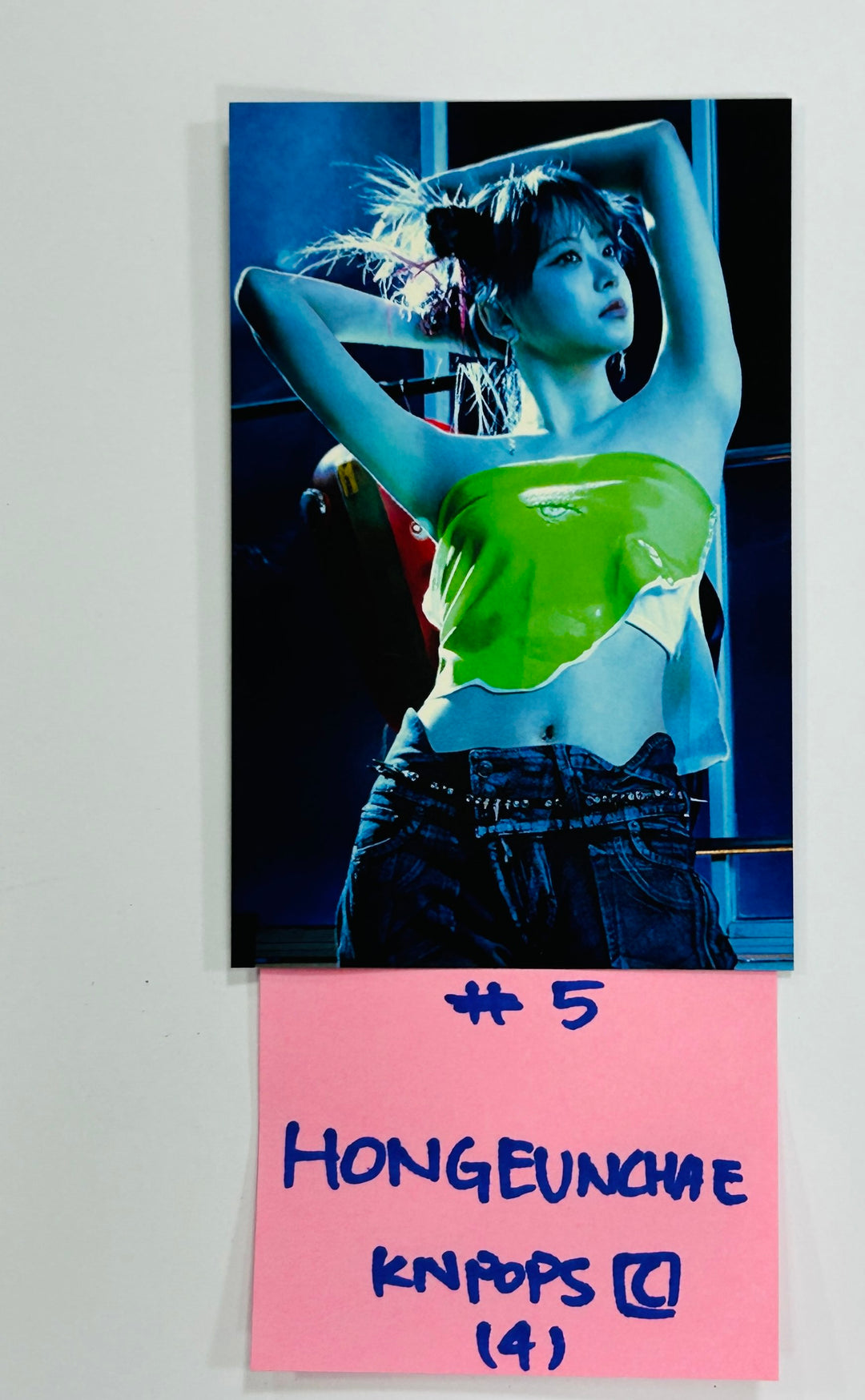 LE SSERAFIM "CRAZY" - KNPOPS Pre-Order Benefit Photocard [24.9.9] - HALLYUSUPERSTORE