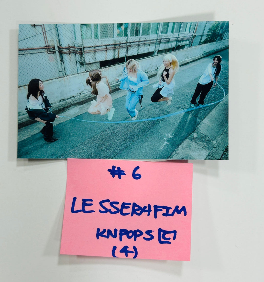 LE SSERAFIM "CRAZY" - KNPOPS Pre-Order Benefit Photocard [24.9.9] - HALLYUSUPERSTORE