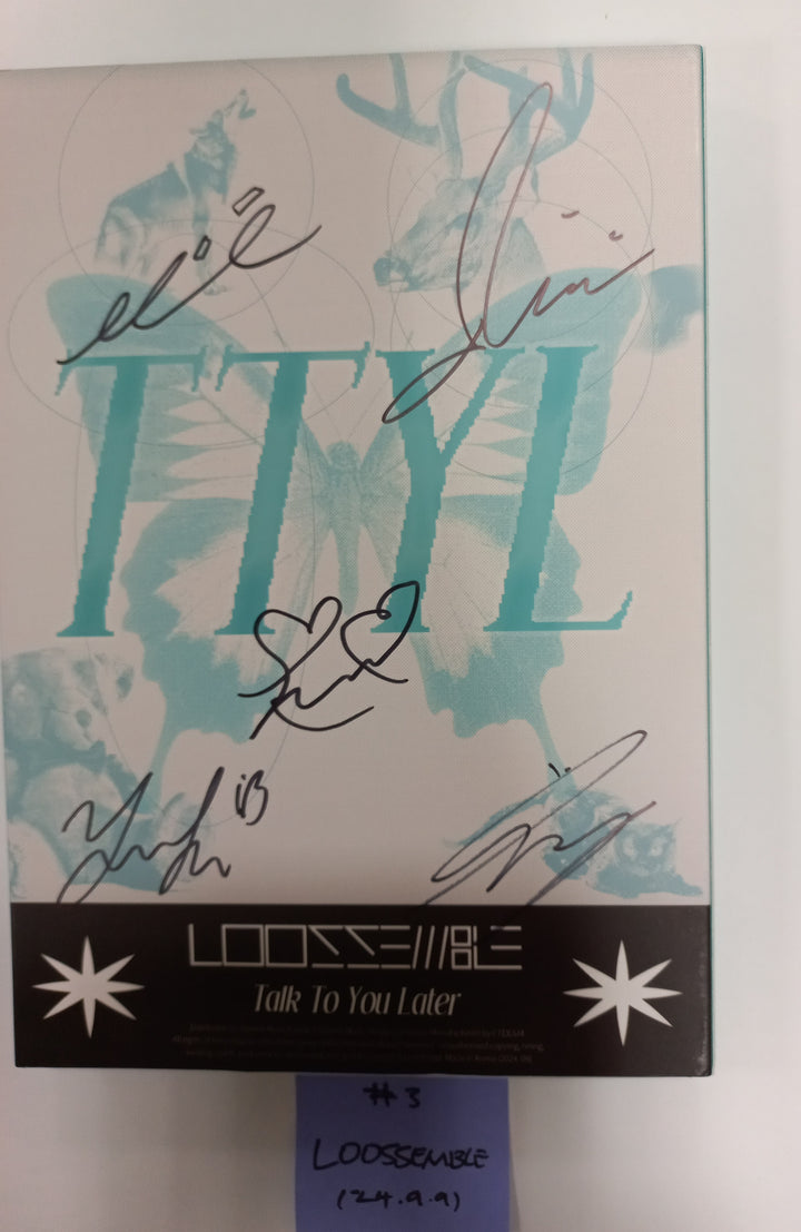 Loossemble "TTYL" - Hand Autographed(Signed) Promo Album [24.9.9] - HALLYUSUPERSTORE