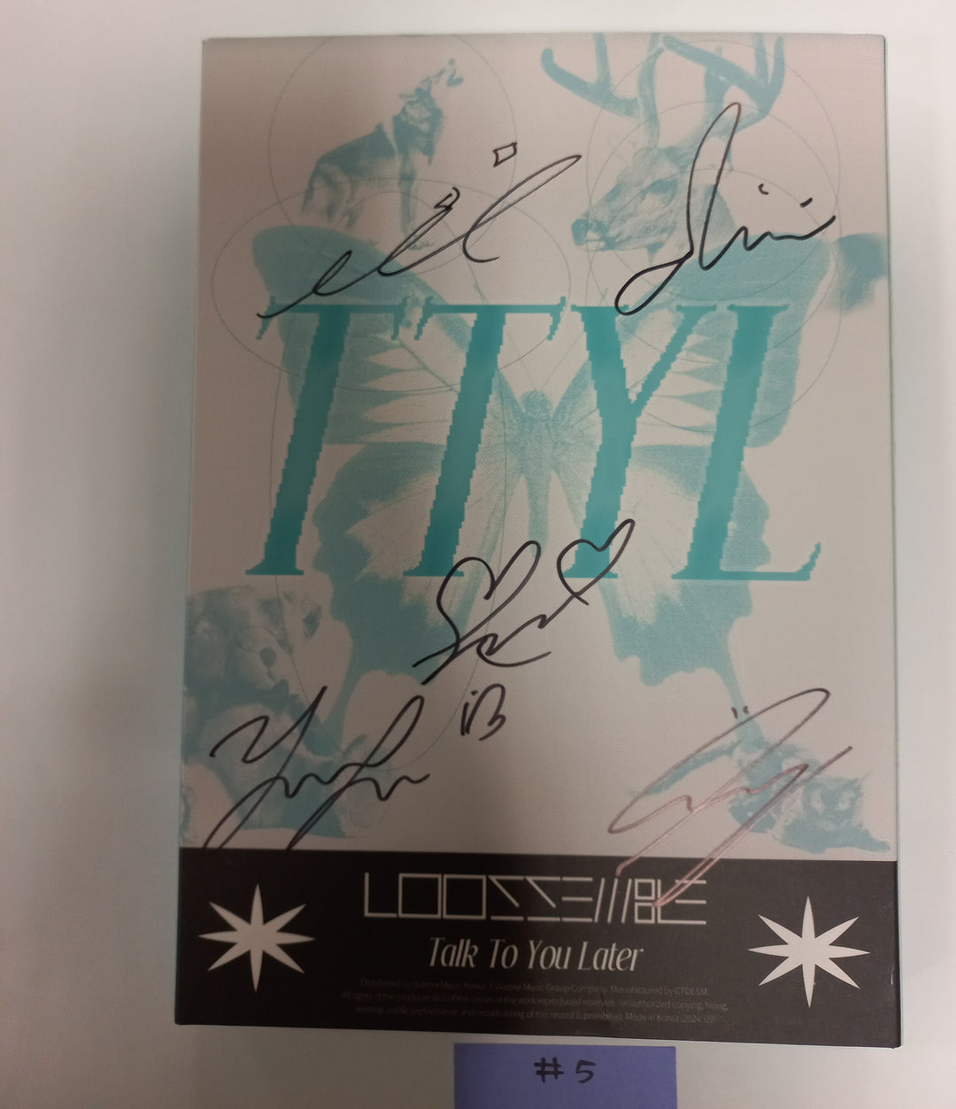 Loossemble "TTYL" - Hand Autographed(Signed) Promo Album [24.9.9] - HALLYUSUPERSTORE