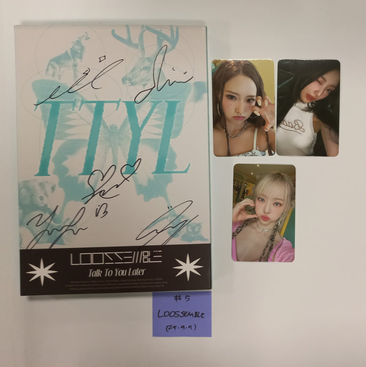 Loossemble "TTYL" - Hand Autographed(Signed) Promo Album [24.9.9] - HALLYUSUPERSTORE