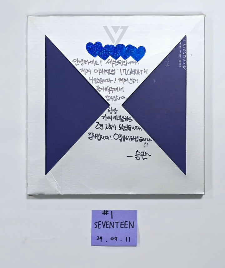 Seventeen, CNBLUE, TNX, EVNNE, TAN, 1TEAM, ONF, AB6IX,  - Hand Autographed(Signed) Promo Album [24.9.11] - HALLYUSUPERSTORE