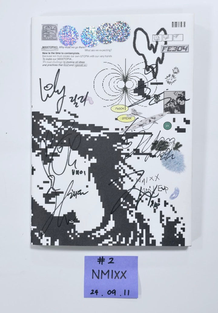 YUQI (Of (g) I-DLE) "I SWAY", NMIXX "Fe3O4: Break" - Hand Autographed(Signed) Album [24.9.11] - HALLYUSUPERSTORE