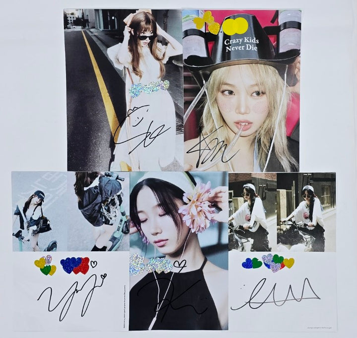 LE SSERAFIM "CRAZY" - A Cut Page From Fansign Event Album [24.9.11] - HALLYUSUPERSTORE