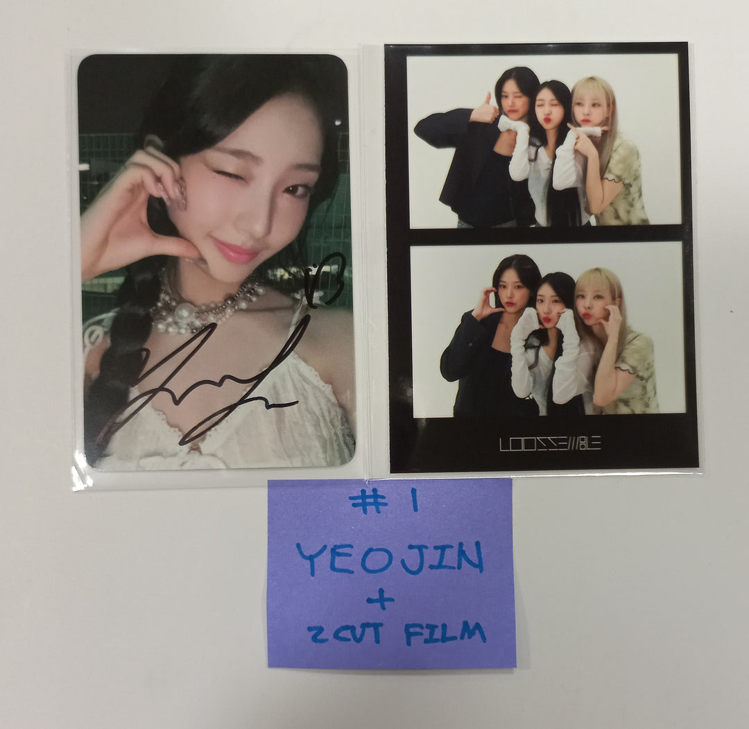 Loossemble "TTYL" - Hand Autographed(Signed) Photocard + 2 Cut Film [24.9.26] - HALLYUSUPERSTORE