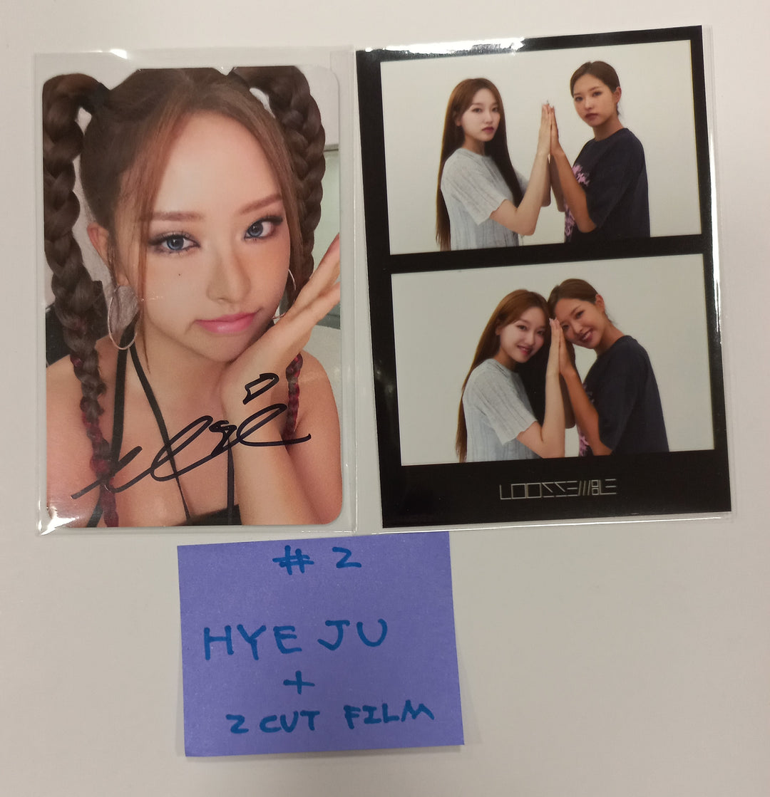 Loossemble "TTYL" - Hand Autographed(Signed) Photocard + 2 Cut Film [24.9.26] - HALLYUSUPERSTORE
